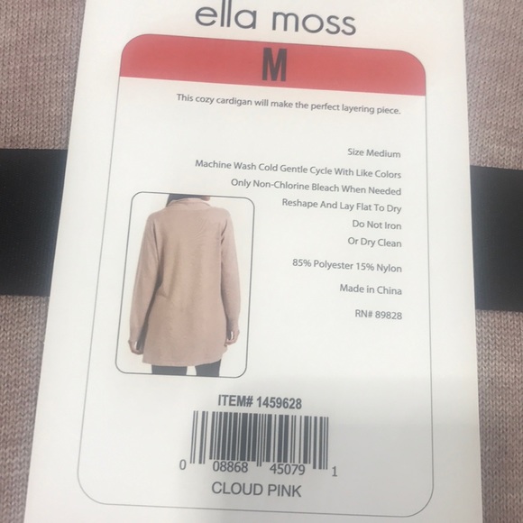 Ella Moss Ladies' Cozy Cardigan S M L XL XXL - Picture 4 of 4